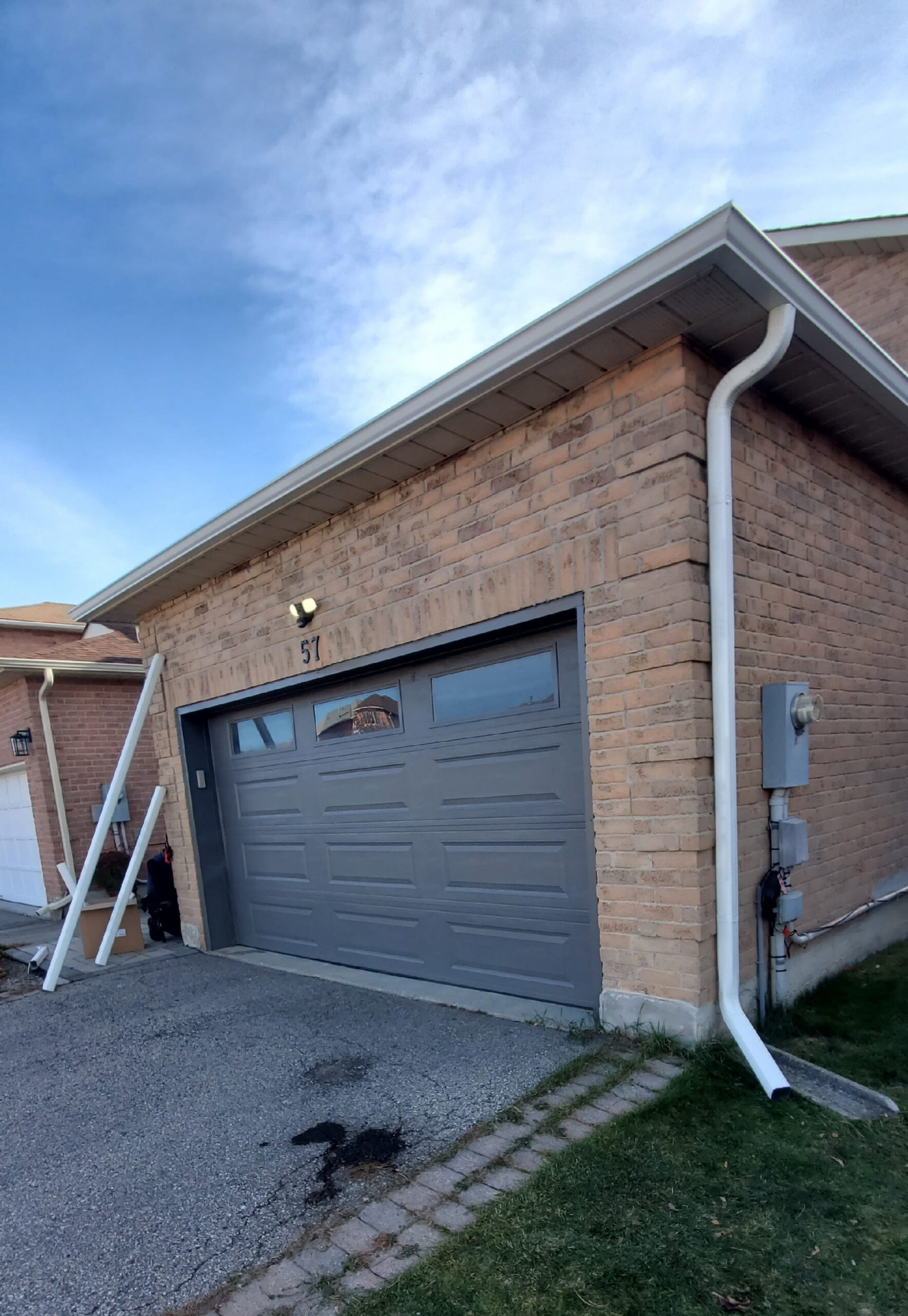 downspout repair correcting disconnected or leaking sections