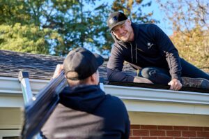 aluminum installation along roofline.jpg