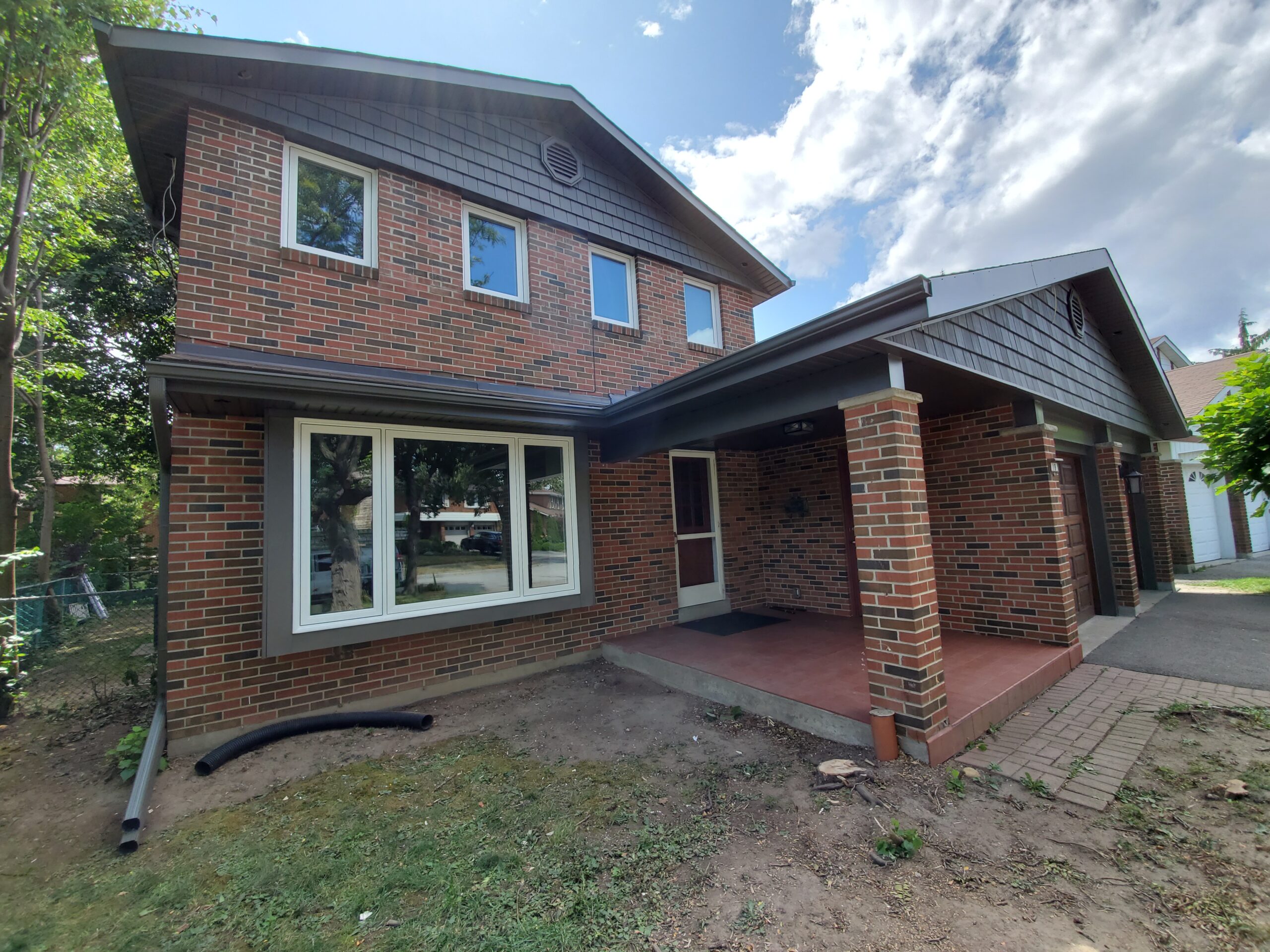 Professional installation of soffit and fascia upgrade in Vaughan
