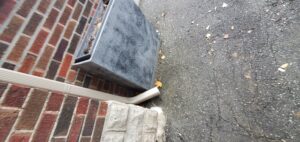 damaged downspout repair near foundation Scarborough