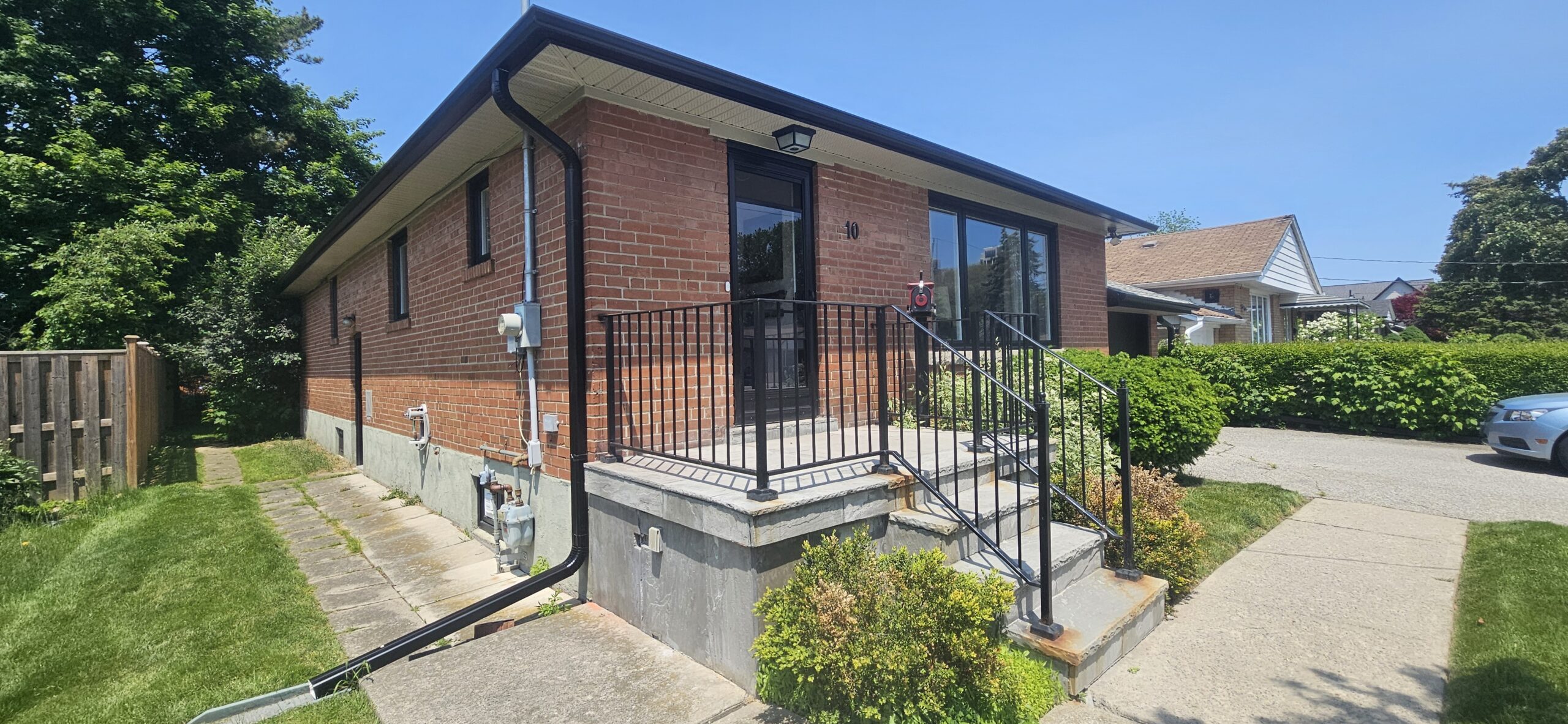 Downpipe repair in North York